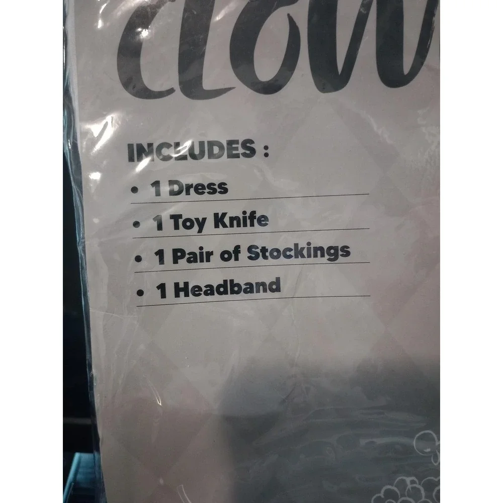 Spooktacular Creations Girls Scary Clown Costume Large 10-12 Halloween